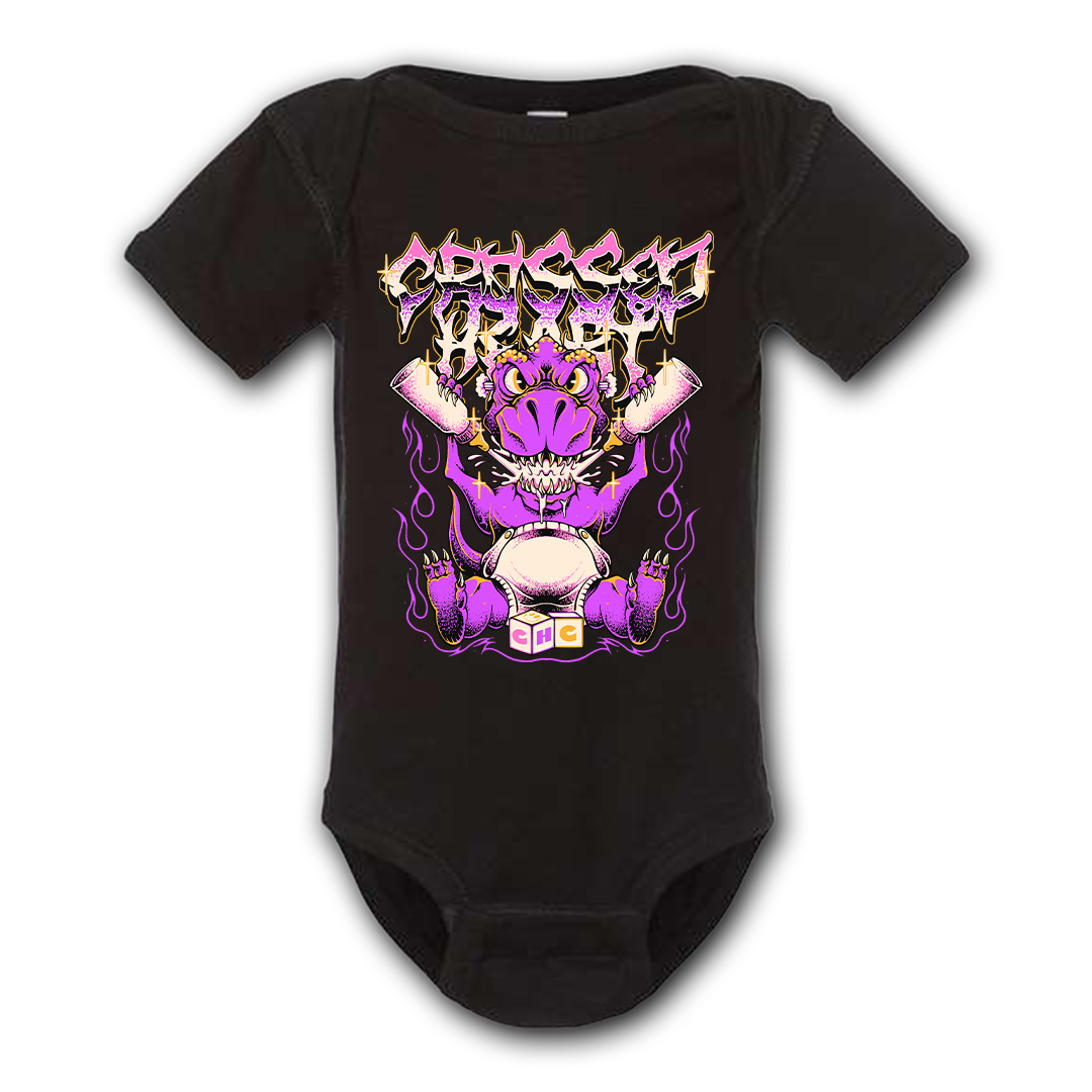TINY TERROR ONESIE (PINK)