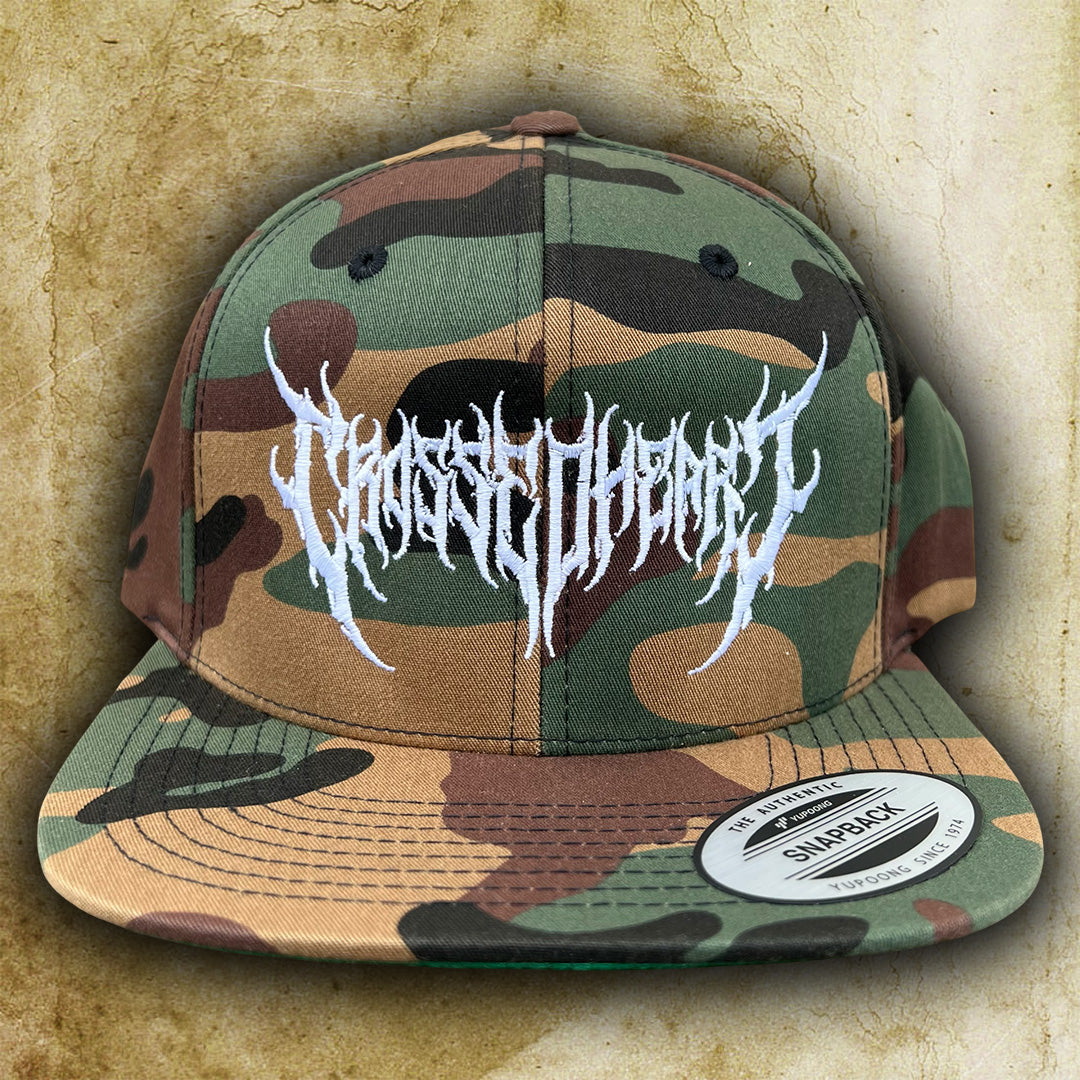 CAMO LOGO SNAPBACK