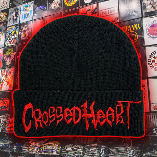 CROSSED TOPIC BEANIE