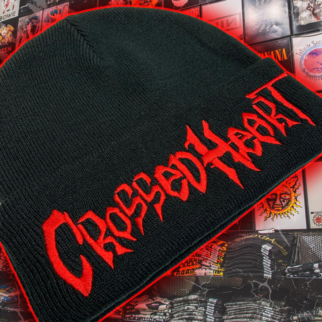 CROSSED TOPIC BEANIE