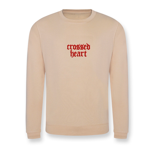 FLESH&BONE EMBROIDERED CREWNECK