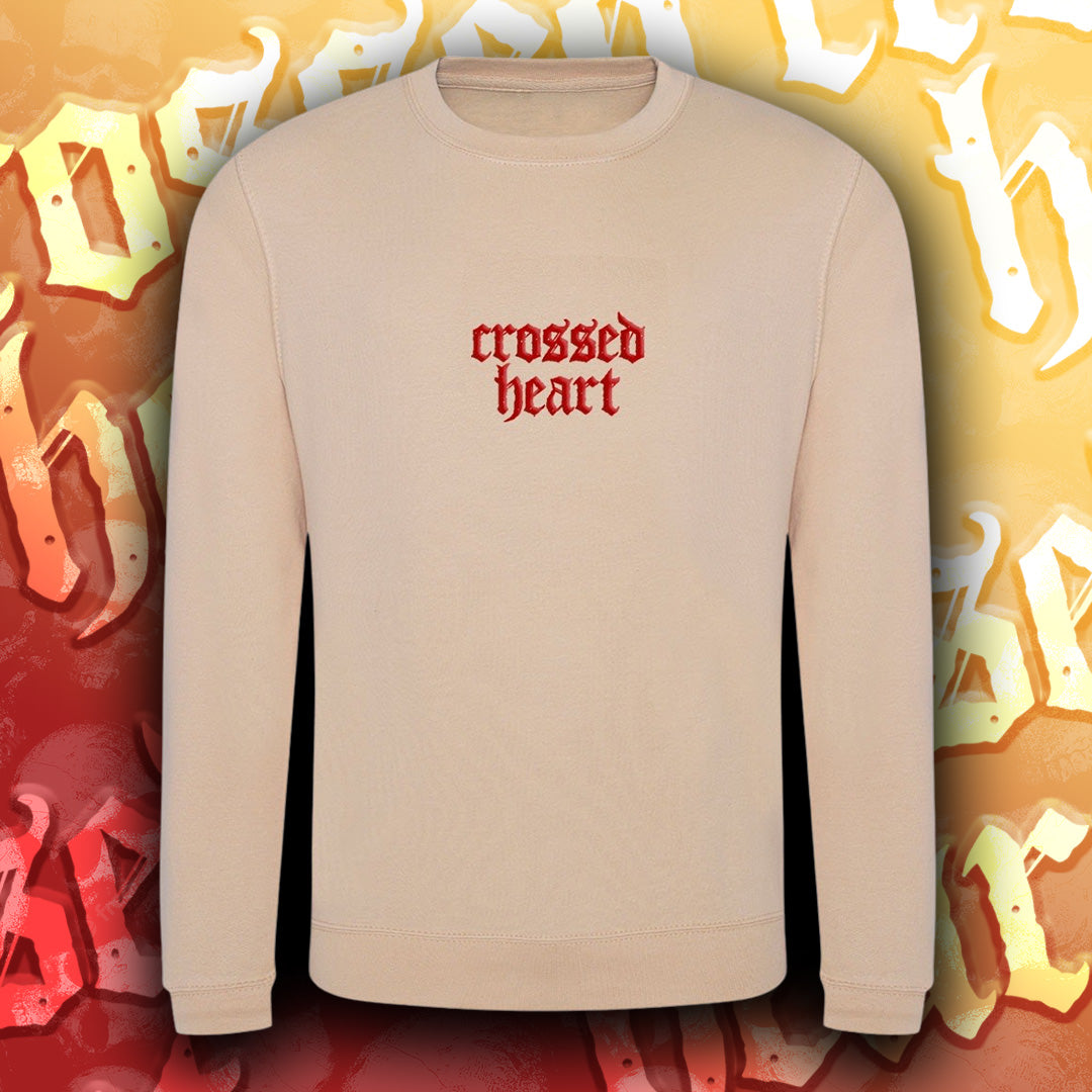 FLESH&BONE EMBROIDERED CREWNECK