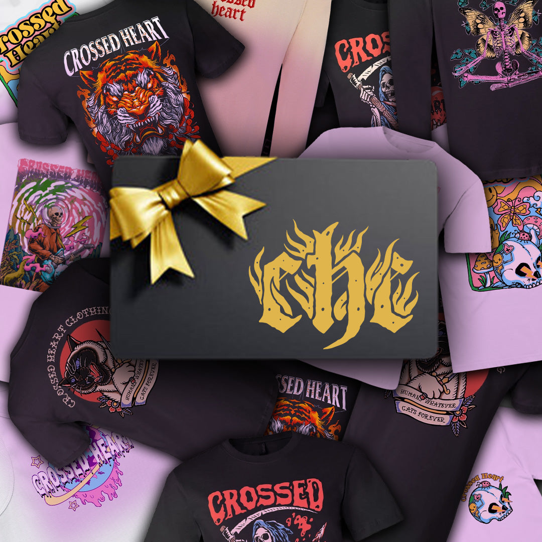 CROSSED HEART GIFT CARD