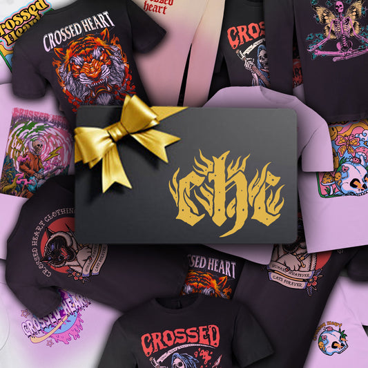 CROSSED HEART GIFT CARD