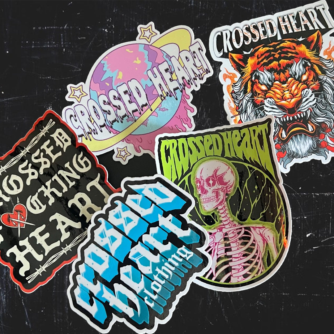 Chc Sticker Pack #2 – Crossed Heart Clothing