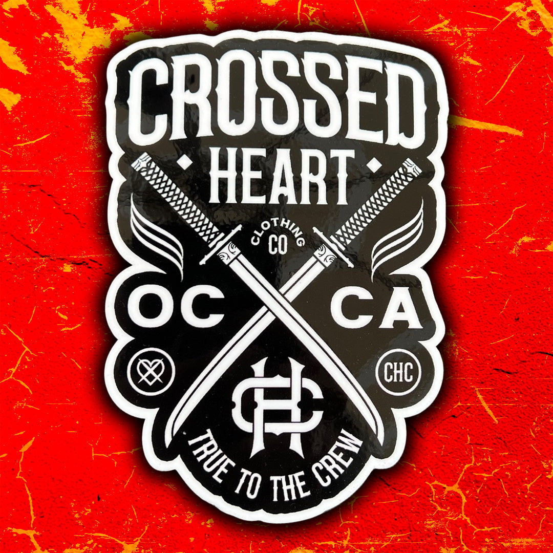 TRUE TO THE CREW STICKER