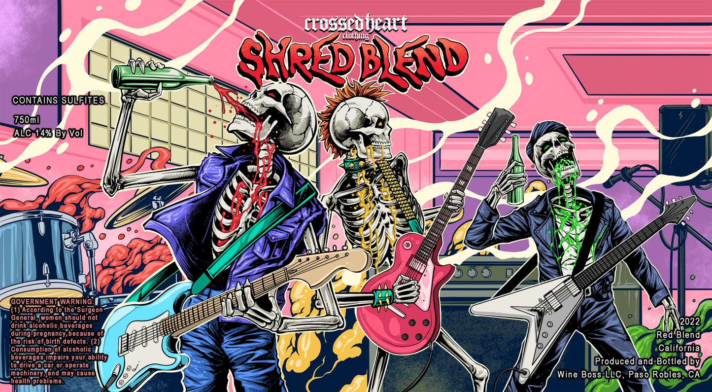 SHRED BLEND RED WINE X WINE BOSS COLLAB