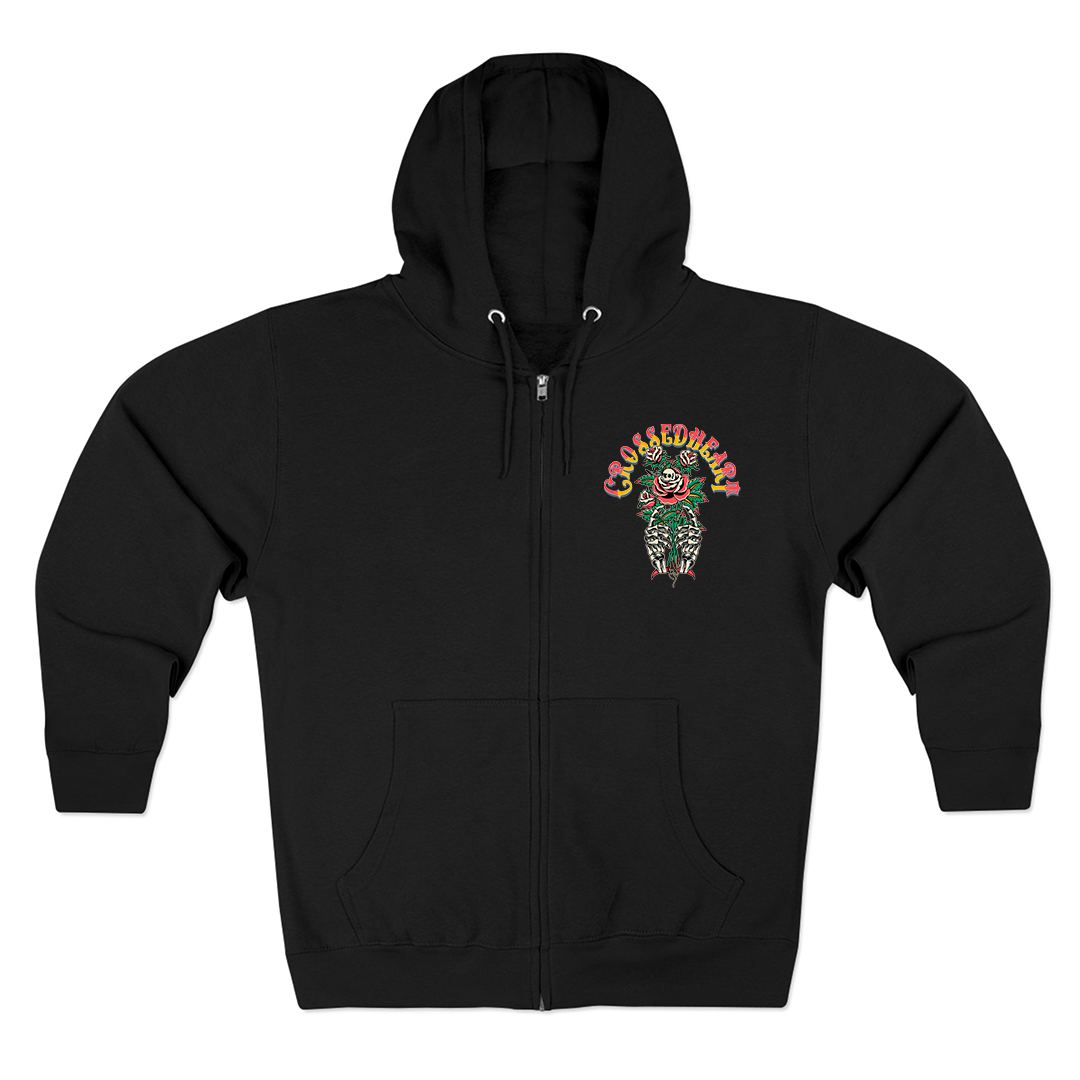 TATTED UP ZIP-UP HOODIE