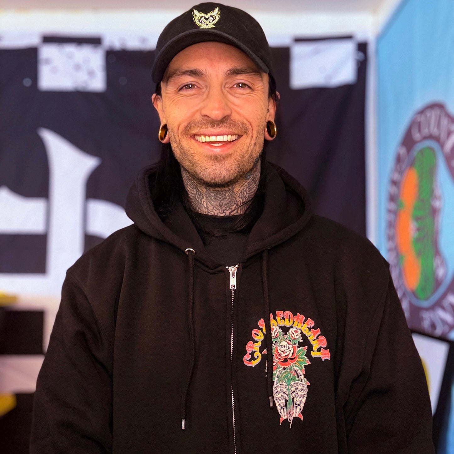 TATTED UP ZIP-UP HOODIE