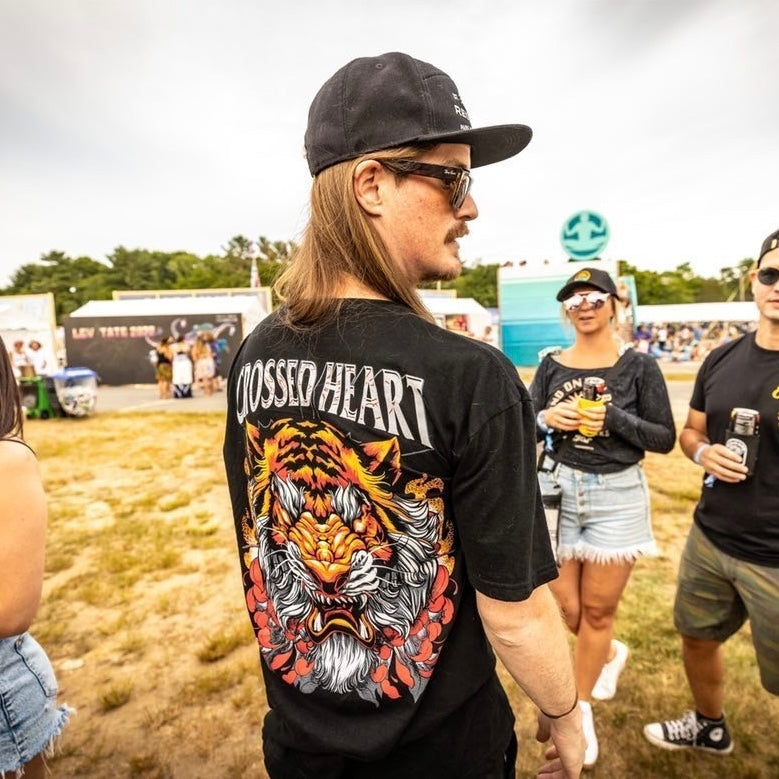 Outsider | Neo-Traditional Tattoo Tiger Graphic T-Shirt